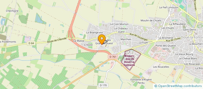 localisation de l'entreprise MONSIEUR NOA COUVREUX  DOUE-EN-ANJOU