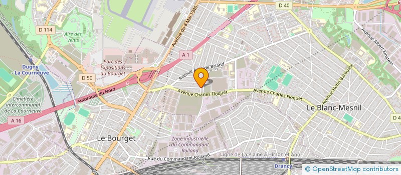 localisation de l'entreprise MONSIEUR NOA DUVAL à LE BLANC-MESNIL