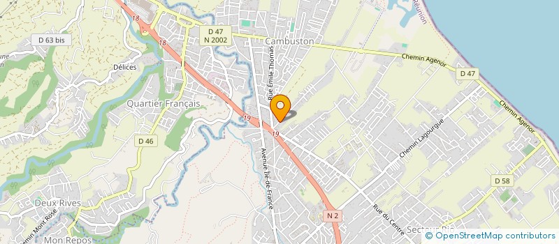 localisation de l'entreprise MONSIEUR NOA GRONDIN  SAINT-ANDRE