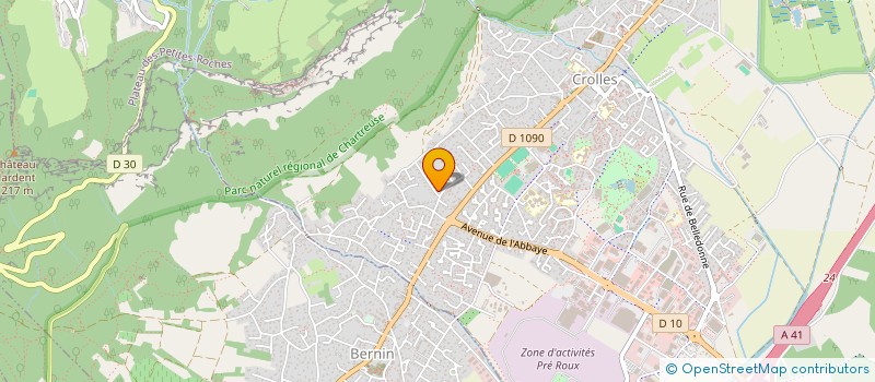 localisation de l'entreprise MONSIEUR NOA GUTFREUND  CROLLES