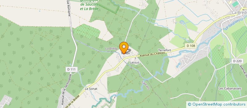 localisation de l'entreprise MONSIEUR NOA LASSALLE  LA BREDE