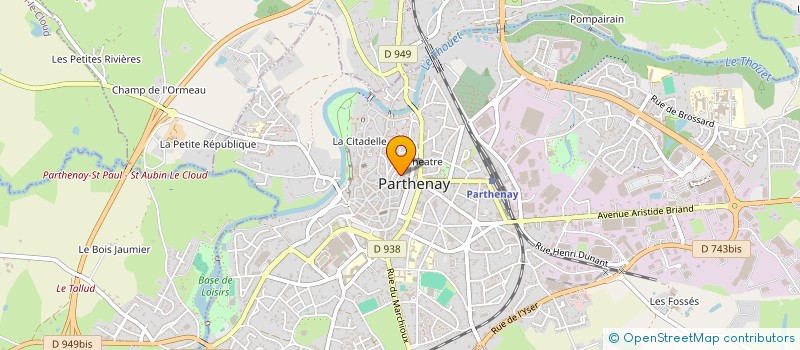 localisation de l'entreprise MONSIEUR NOA LOCTEAU  PARTHENAY