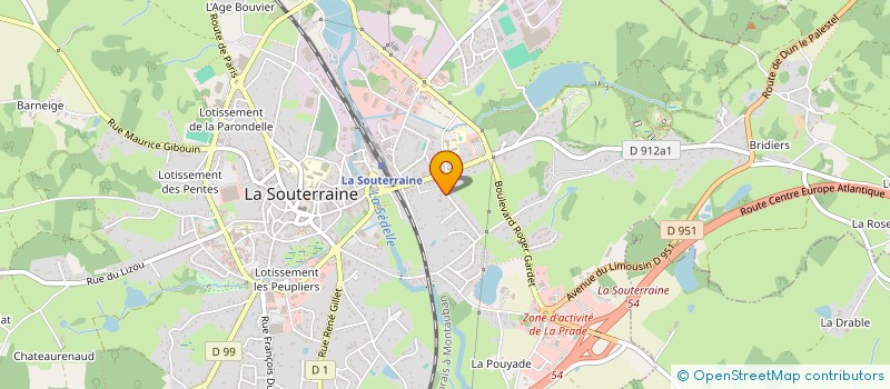 localisation de l'entreprise MONSIEUR NOA MAILLET à LA SOUTERRAINE