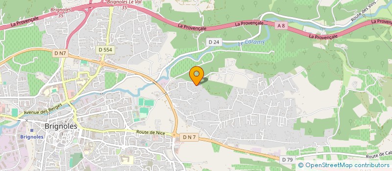 localisation de l'entreprise MONSIEUR NOA MALLARD  BRIGNOLES