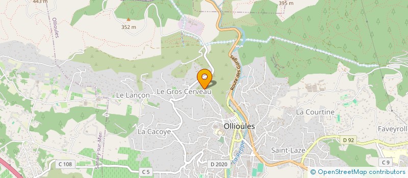 localisation de l'entreprise MONSIEUR NOA MANZONI à OLLIOULES