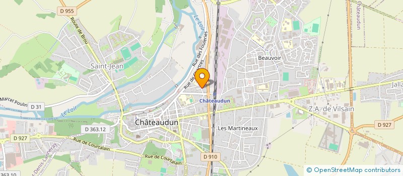 localisation de l'entreprise MONSIEUR NOA NGANDO NDOBE à CHATEAUDUN