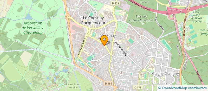 localisation de l'entreprise MONSIEUR NOA PEREIRA VAZ  LE CHESNAY-ROCQUENCOURT