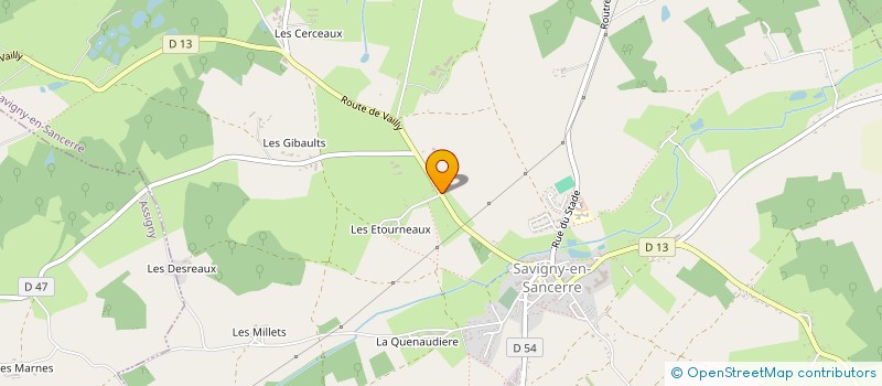 localisation de l'entreprise MONSIEUR NOA POUTRAIN  SAVIGNY-EN-SANCERRE