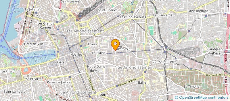 localisation de l'entreprise MONSIEUR NOA THEVENIN à MARSEILLE