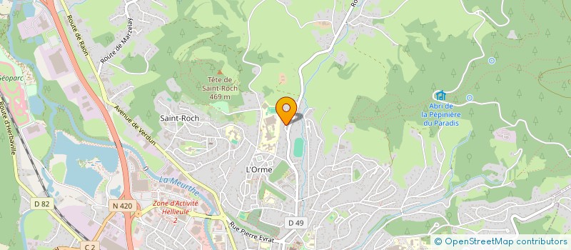 localisation de l'entreprise MONSIEUR NOAH ADOLPHE  SAINT-DIE-DES-VOSGES