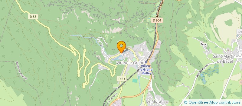 localisation de l'entreprise MONSIEUR NOAH AZEROU  VIRIEU-LE-GRAND