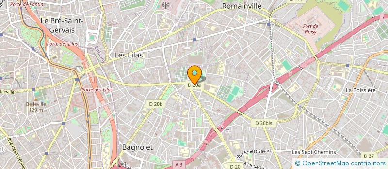 localisation de l'entreprise MONSIEUR NOAH BALDUCCI à BAGNOLET