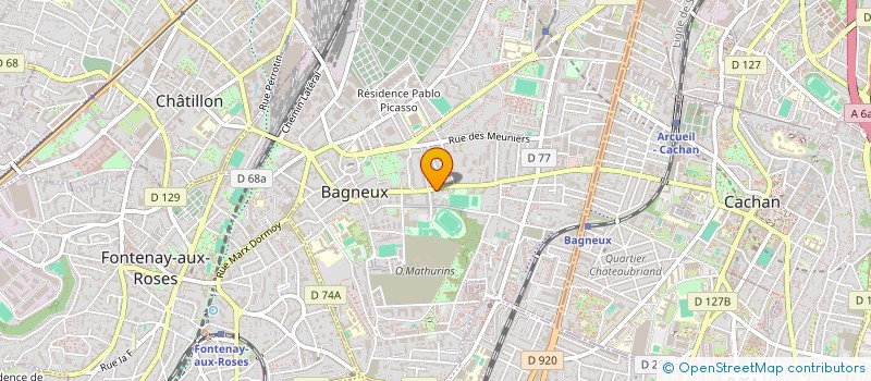 localisation de l'entreprise MONSIEUR NOAH BAZIN à BAGNEUX