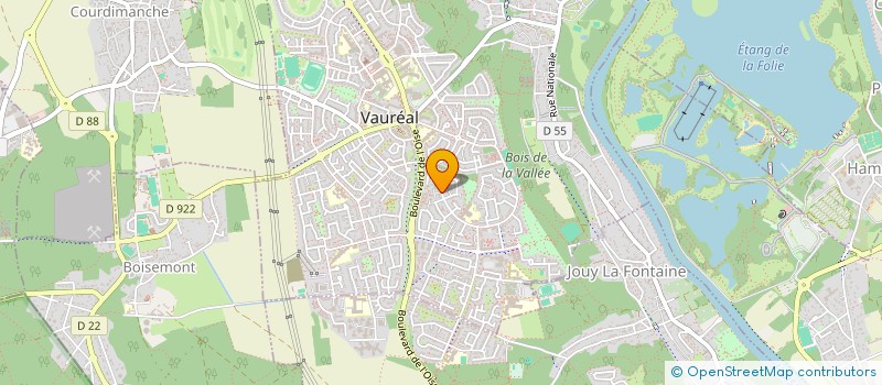 localisation de l'entreprise MONSIEUR NOAH BECART  VAUREAL