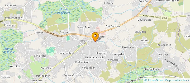 localisation de l'entreprise MONSIEUR NOAH BELABED à PENMARCH