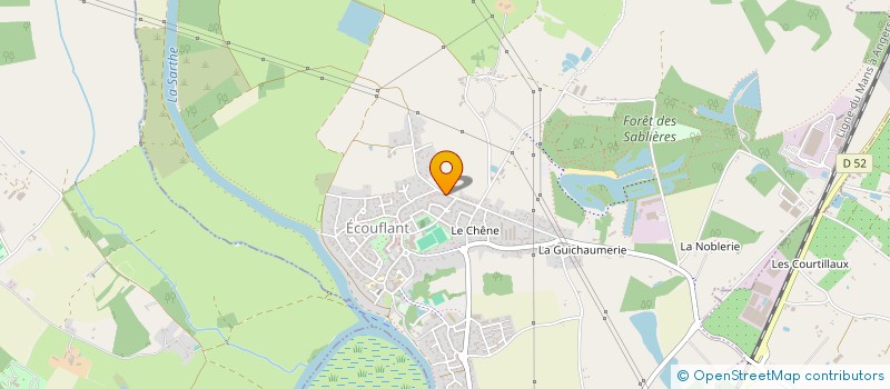 localisation de l'entreprise MONSIEUR NOAH BERGER  ECOUFLANT