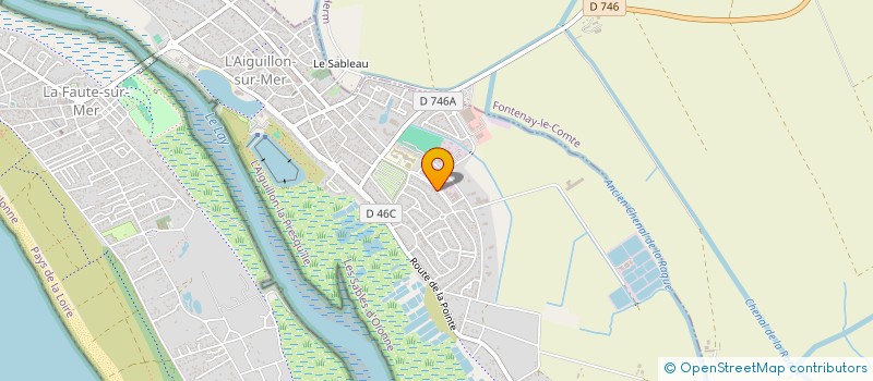 localisation de l'entreprise MONSIEUR NOAH BORGNIET  L'AIGUILLON-LA-PRESQU'ILE