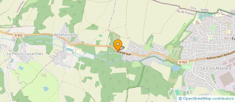 localisation de l'entreprise MONSIEUR NOAH BOUIN  FOSSES