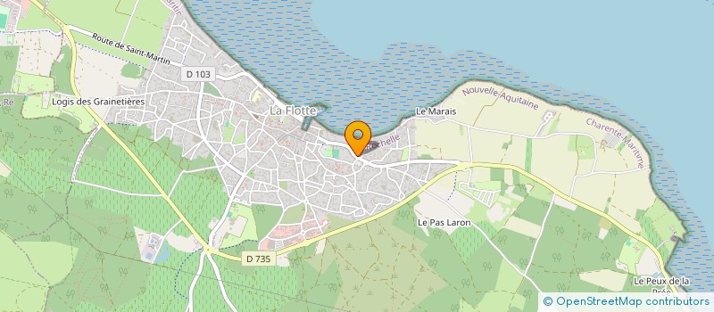 localisation de l'entreprise MONSIEUR NOAH BRICE  LA FLOTTE