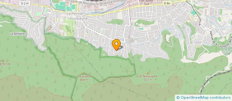 localisation de l'entreprise MONSIEUR NOAH CAPOTOSTO  LA PENNE-SUR-HUVEAUNE