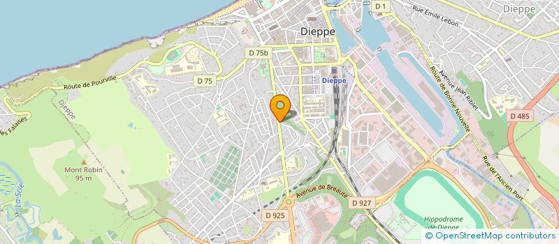 localisation de l'entreprise MONSIEUR NOAH DEBONNE  DIEPPE