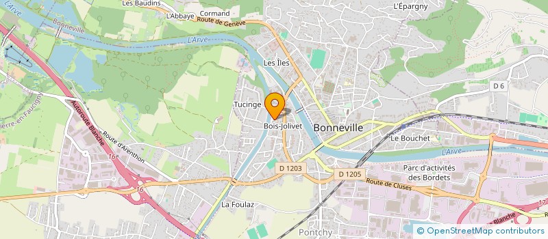 localisation de l'entreprise MONSIEUR NOAH DELECOURT  BONNEVILLE