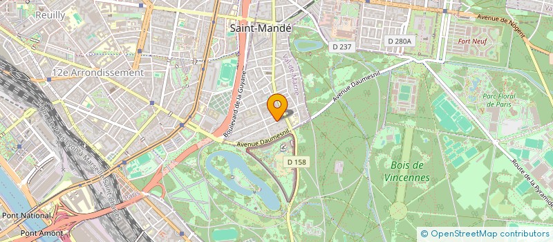 localisation de l'entreprise MONSIEUR NOAH DJORNO à SAINT-MANDE