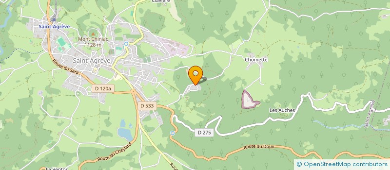 localisation de l'entreprise MONSIEUR NOAH DUFAUD  SAINT-AGREVE