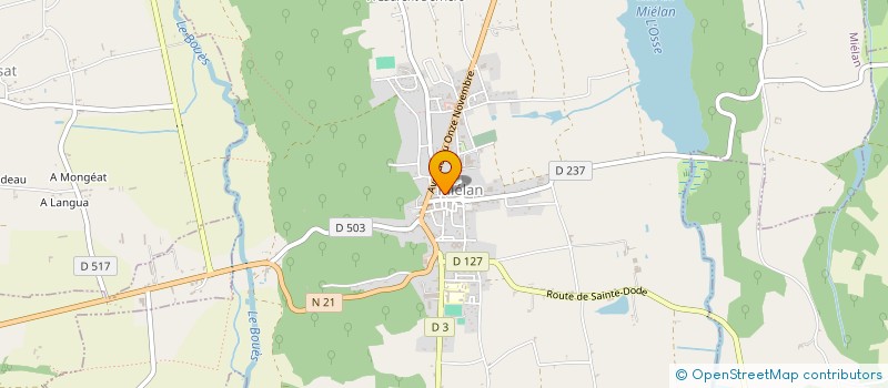 localisation de l'entreprise MONSIEUR NOAH DUPUY  MIELAN