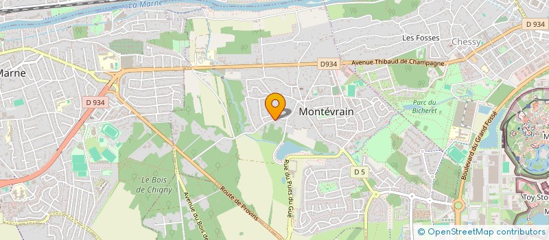 localisation de l'entreprise MONSIEUR NOAH FAIVRE  MONTEVRAIN