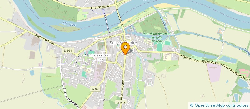 localisation de l'entreprise MONSIEUR NOAH FALLIK à SULLY-SUR-LOIRE