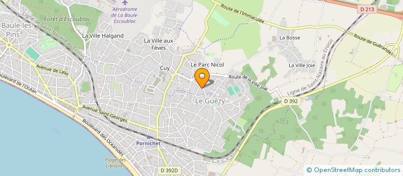 localisation de l'entreprise MONSIEUR NOAH GIRAUDINEAU à PORNICHET