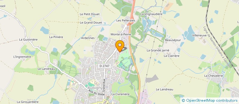 localisation de l'entreprise MONSIEUR NOAH GUINE  AUBIGNY-LES CLOUZEAUX