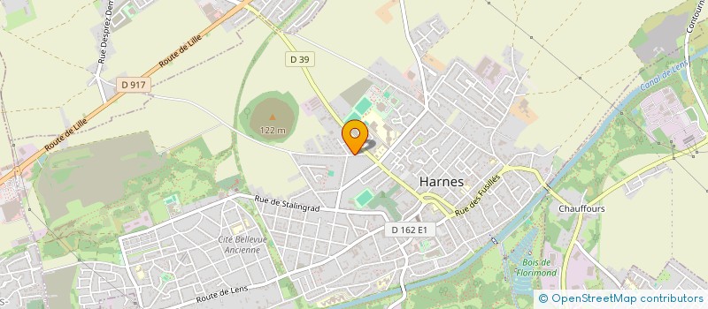 localisation de l'entreprise MONSIEUR NOAH GUSELLA  HARNES