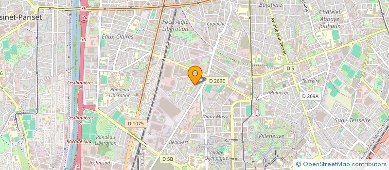 localisation de l'entreprise MONSIEUR NOAH HASSIBI à GRENOBLE