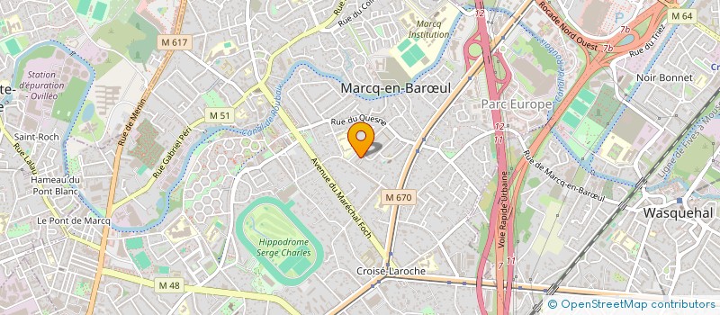 localisation de l'entreprise MONSIEUR NOAH KEBE à MARCQ-EN-BARŒUL