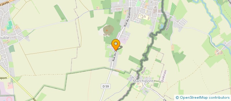 localisation de l'entreprise MONSIEUR NOAH LEMAIRE  QUIEVRECHAIN