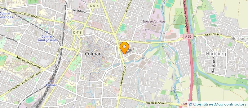 localisation de l'entreprise MONSIEUR NOAH MAGGI  COLMAR