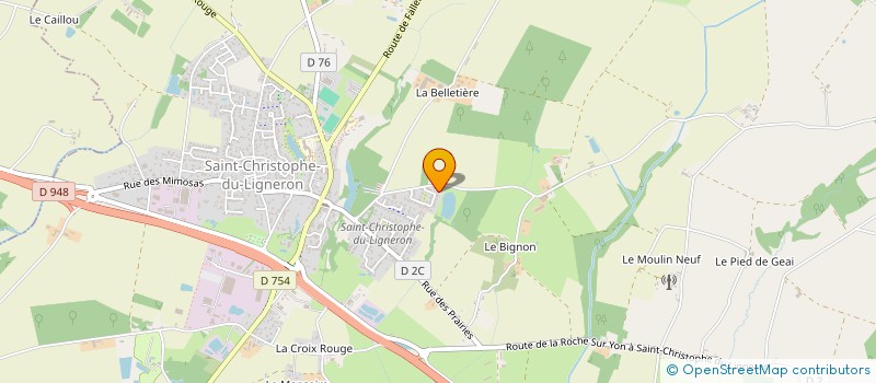 localisation de l'entreprise MONSIEUR NOAH MARCAIS  SAINT-CHRISTOPHE-DU-LIGNERON