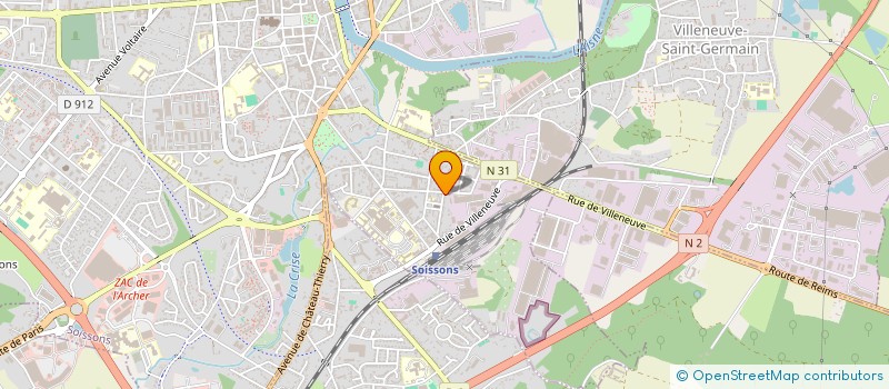 localisation de l'entreprise MONSIEUR NOAH MARCHANDISE  SOISSONS