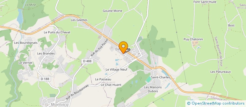 localisation de l'entreprise MONSIEUR NOAH MERCIER  BEZENET