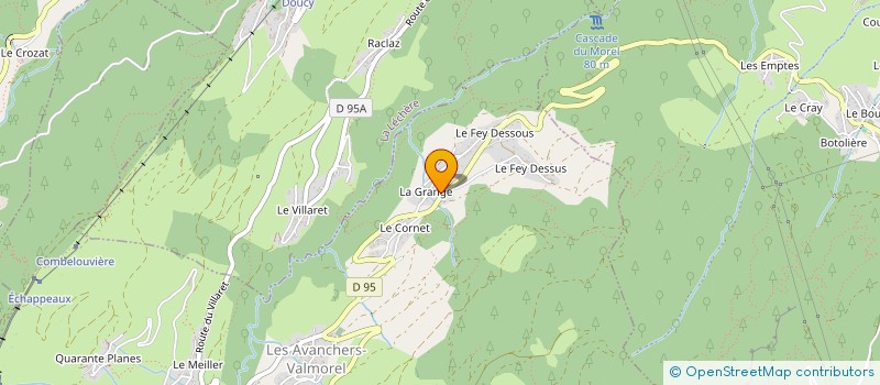 localisation de l'entreprise MONSIEUR NOAH MOUNIER-JANOT  LES AVANCHERS-VALMOREL