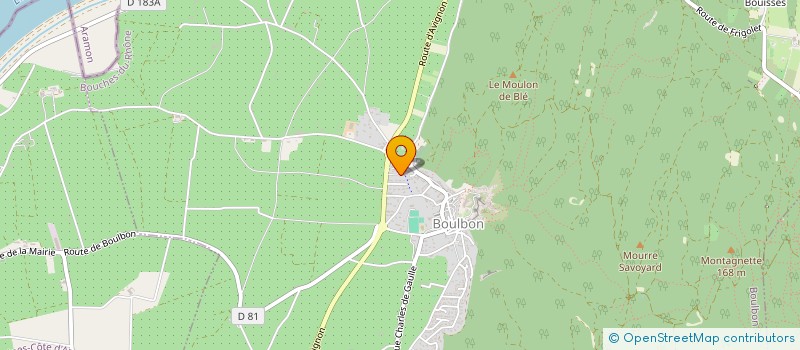 localisation de l'entreprise MONSIEUR NOAH MUZIOT  BOULBON