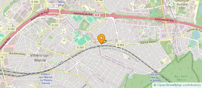 localisation de l'entreprise MONSIEUR NOAH NDZA  NOISY LE GRAND