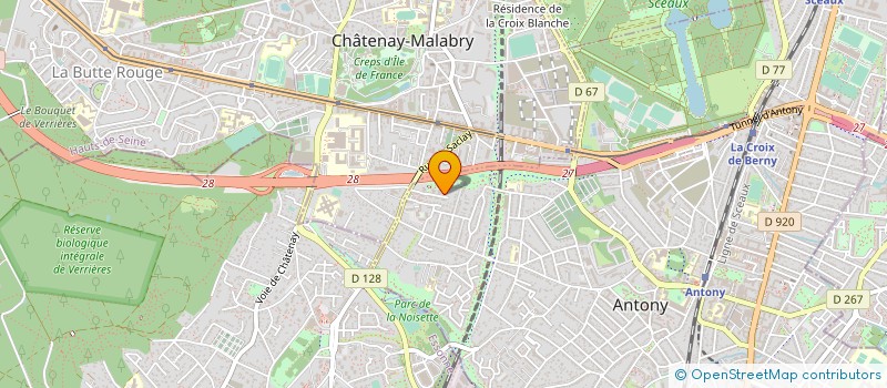 localisation de l'entreprise MONSIEUR NOAH NSENGA MUTOKA à ANTONY