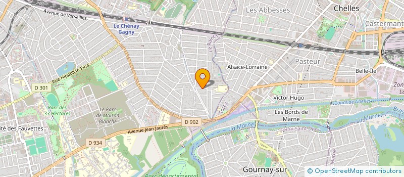 localisation de l'entreprise MONSIEUR NOAH OUDIN à GAGNY
