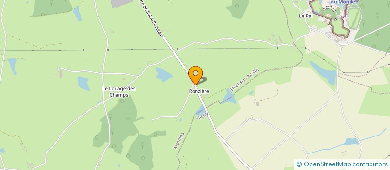 localisation de l'entreprise MONSIEUR NOAH PINGOUROUX  THIEL-SUR-ACOLIN