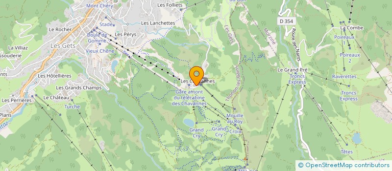 localisation de l'entreprise MONSIEUR NOAH POITRINEAU  LES GETS