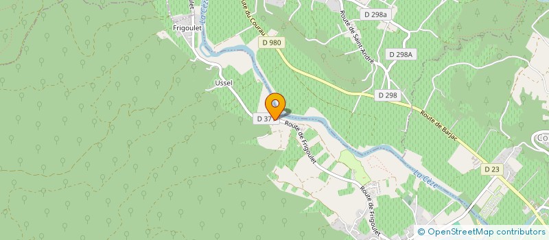 localisation de l'entreprise MONSIEUR NOAH POTTIER  GOUDARGUES