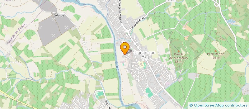 localisation de l'entreprise MONSIEUR NOAH RAMON  LIGNAN-SUR-ORB